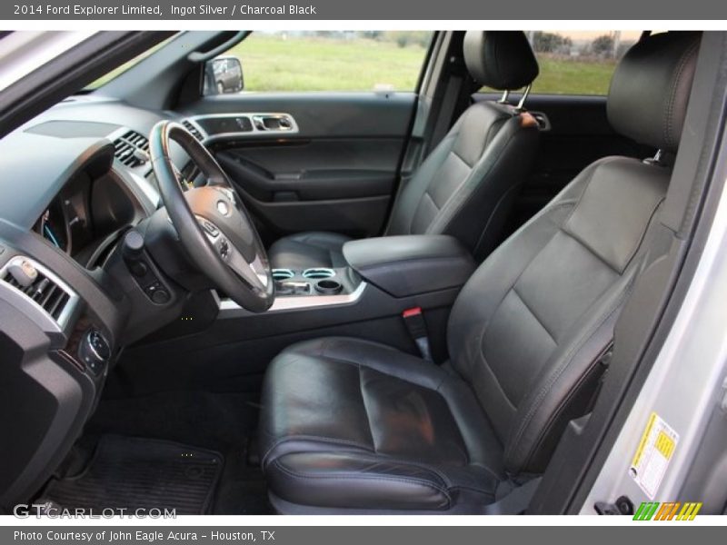 Ingot Silver / Charcoal Black 2014 Ford Explorer Limited
