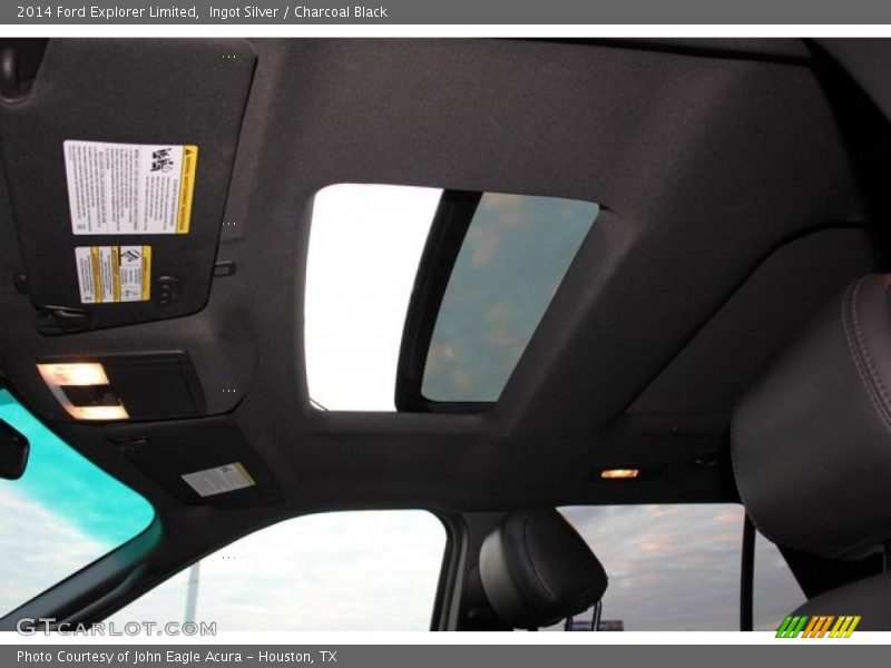 Ingot Silver / Charcoal Black 2014 Ford Explorer Limited