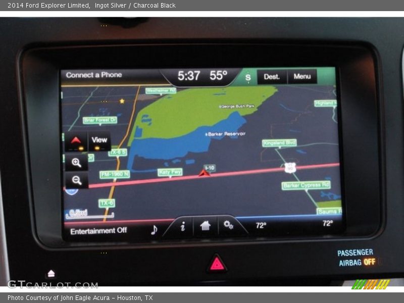 Ingot Silver / Charcoal Black 2014 Ford Explorer Limited