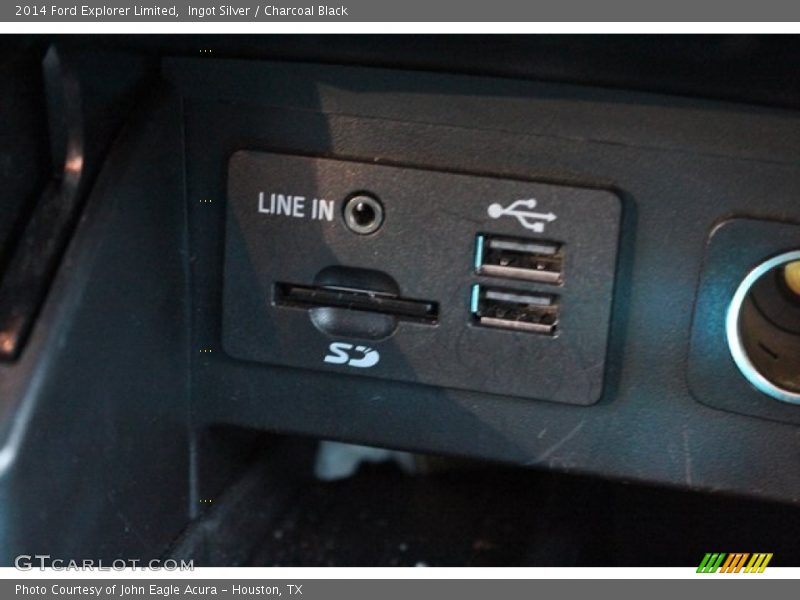 Ingot Silver / Charcoal Black 2014 Ford Explorer Limited