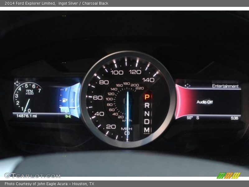 Ingot Silver / Charcoal Black 2014 Ford Explorer Limited