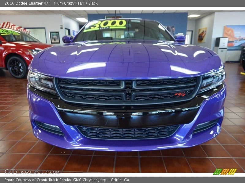 Plum Crazy Pearl / Black 2016 Dodge Charger R/T