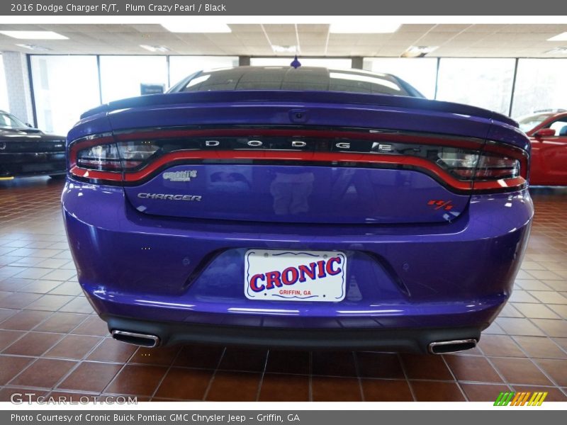 Plum Crazy Pearl / Black 2016 Dodge Charger R/T