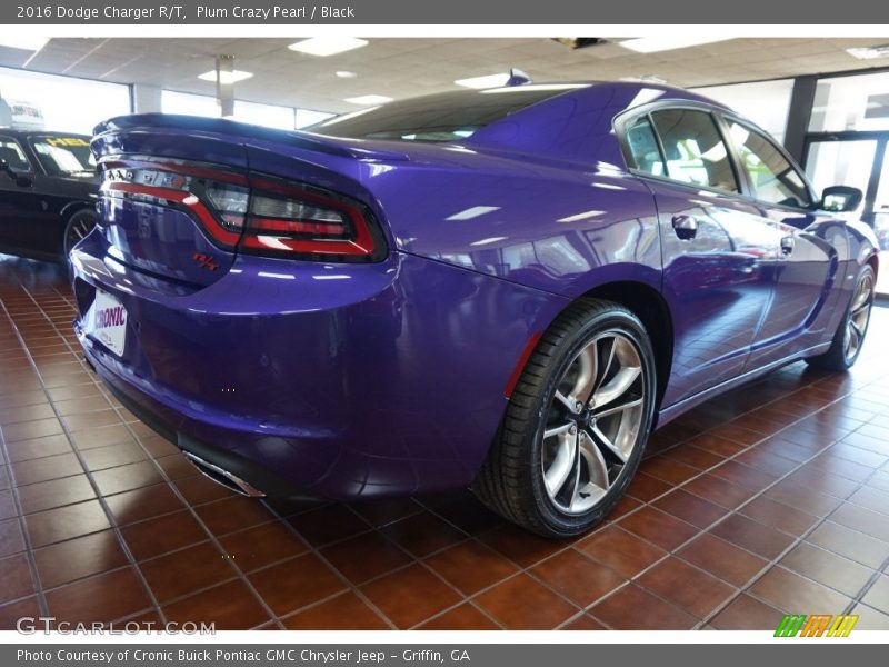Plum Crazy Pearl / Black 2016 Dodge Charger R/T
