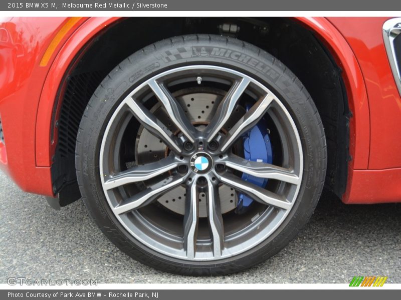 Melbourne Red Metallic / Silverstone 2015 BMW X5 M