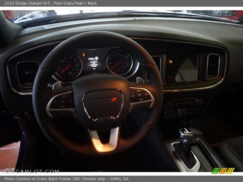 Plum Crazy Pearl / Black 2016 Dodge Charger R/T