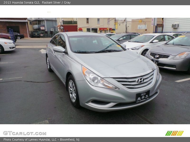 Radiant Silver / Gray 2013 Hyundai Sonata GLS