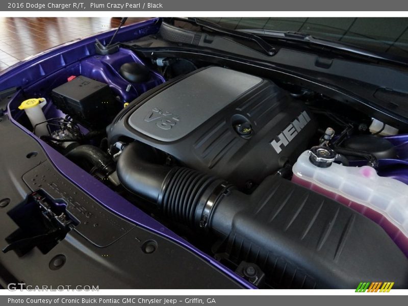 Plum Crazy Pearl / Black 2016 Dodge Charger R/T