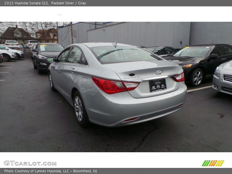 Radiant Silver / Gray 2013 Hyundai Sonata GLS