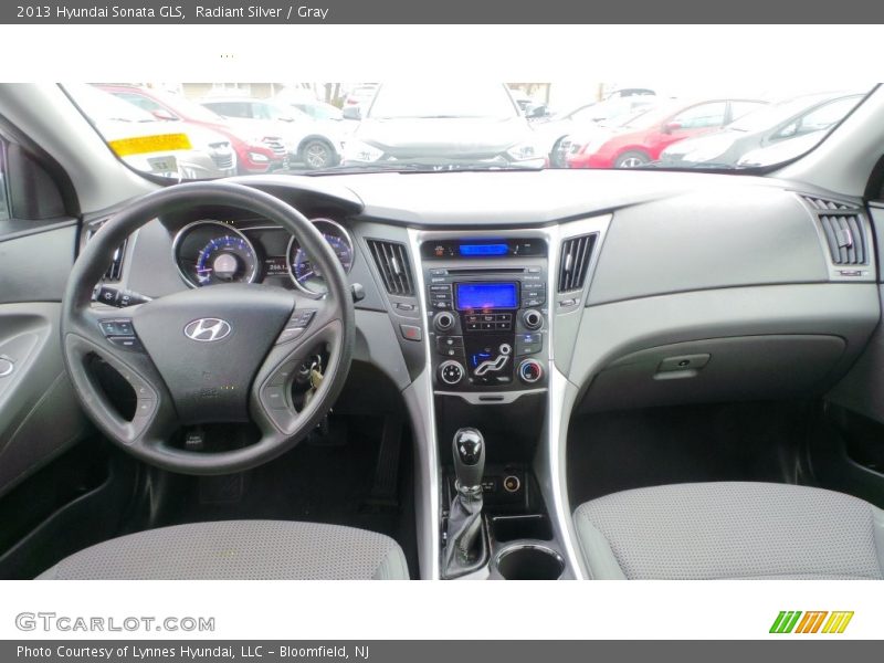 Radiant Silver / Gray 2013 Hyundai Sonata GLS