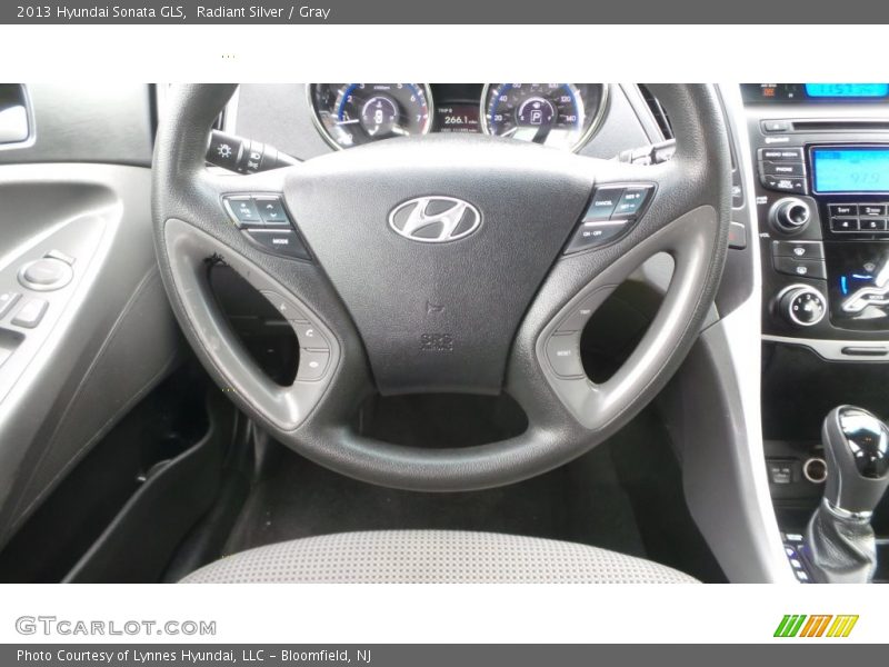 Radiant Silver / Gray 2013 Hyundai Sonata GLS