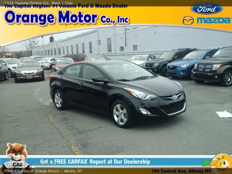 Black / Gray 2013 Hyundai Elantra GLS