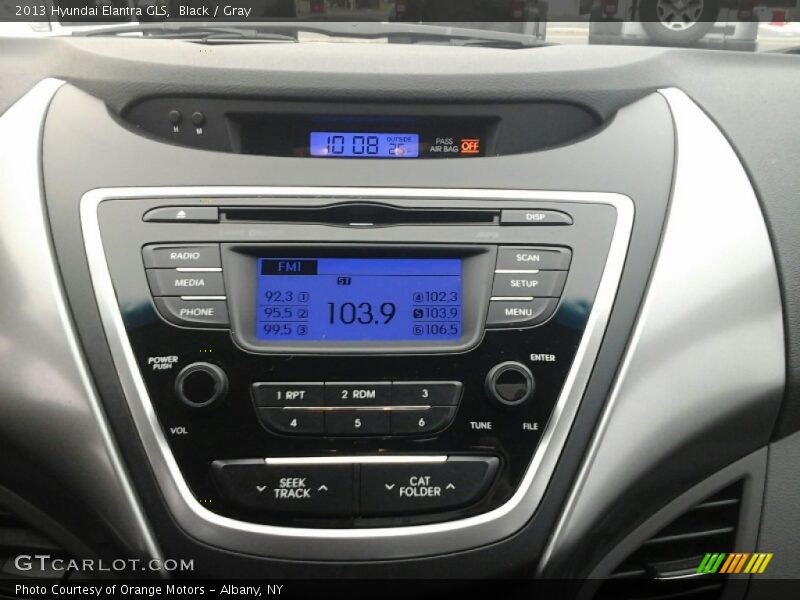 Black / Gray 2013 Hyundai Elantra GLS