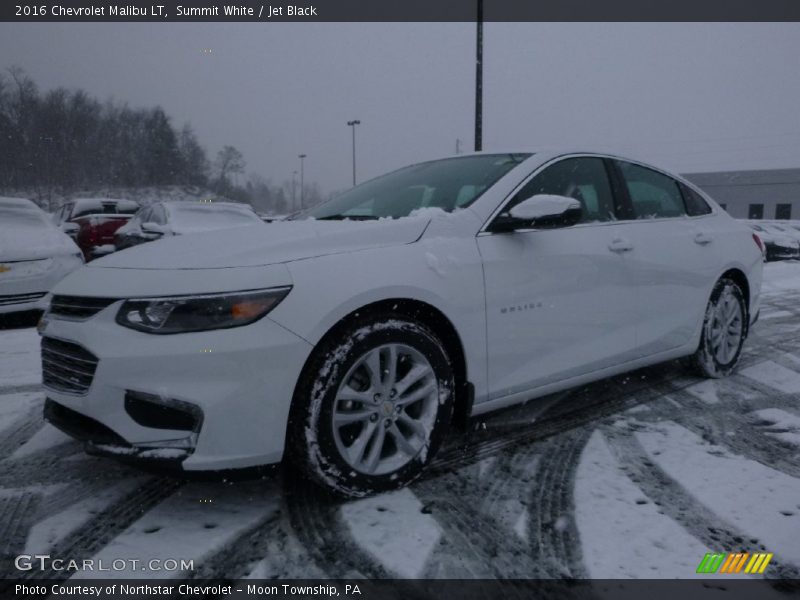 Summit White / Jet Black 2016 Chevrolet Malibu LT