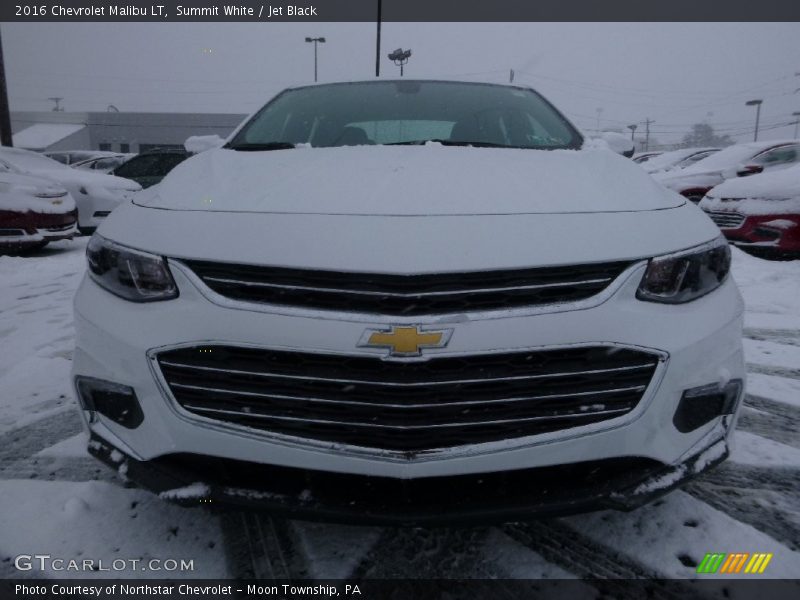 Summit White / Jet Black 2016 Chevrolet Malibu LT