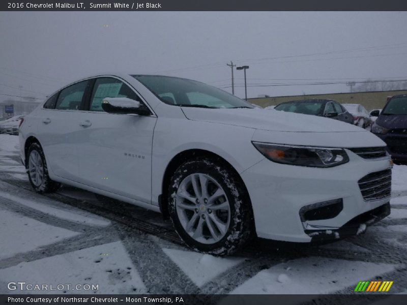 Summit White / Jet Black 2016 Chevrolet Malibu LT
