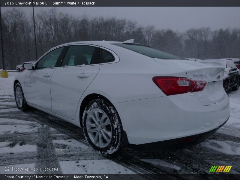 Summit White / Jet Black 2016 Chevrolet Malibu LT