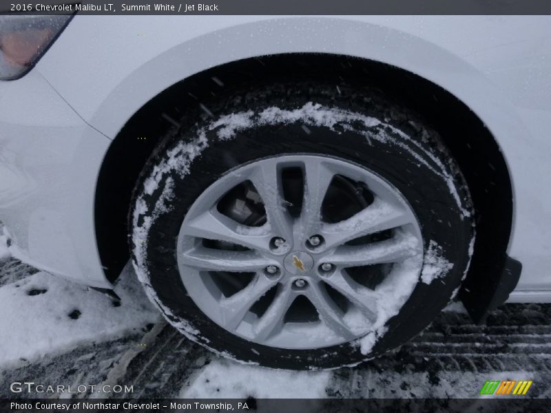 Summit White / Jet Black 2016 Chevrolet Malibu LT