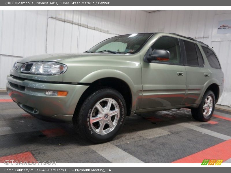 Silver Green Metallic / Pewter 2003 Oldsmobile Bravada AWD