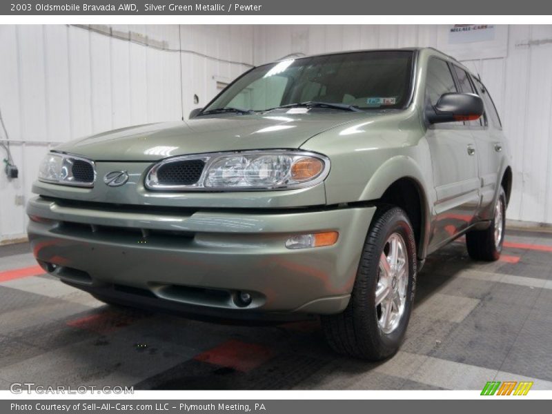 Silver Green Metallic / Pewter 2003 Oldsmobile Bravada AWD