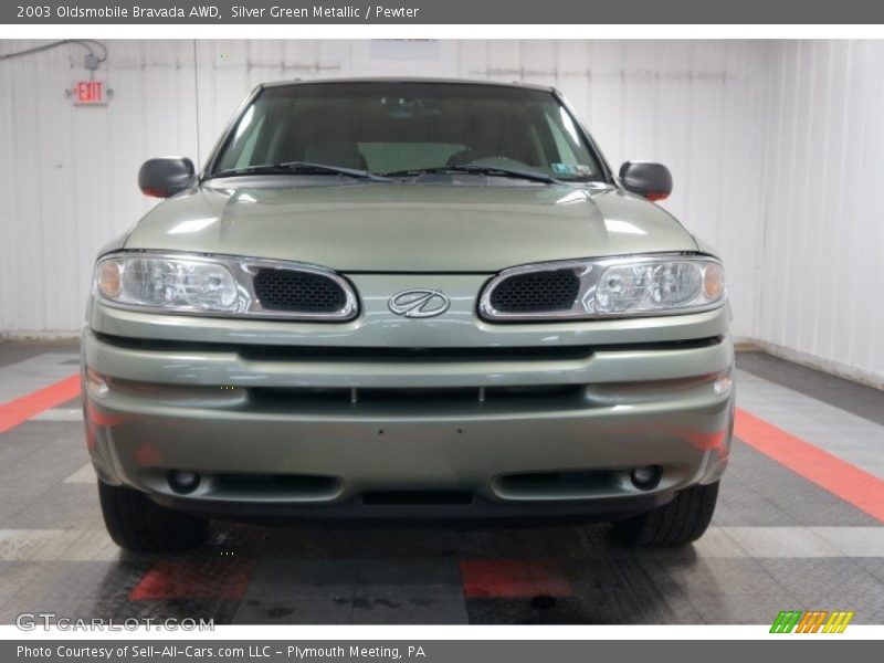 Silver Green Metallic / Pewter 2003 Oldsmobile Bravada AWD