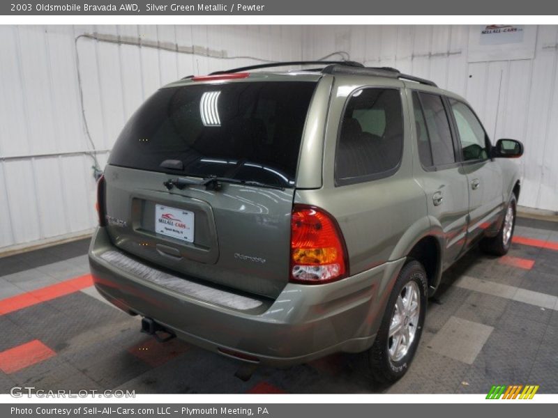 Silver Green Metallic / Pewter 2003 Oldsmobile Bravada AWD