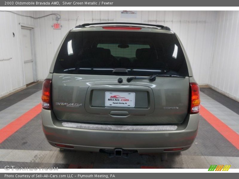 Silver Green Metallic / Pewter 2003 Oldsmobile Bravada AWD