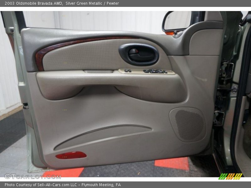 Silver Green Metallic / Pewter 2003 Oldsmobile Bravada AWD