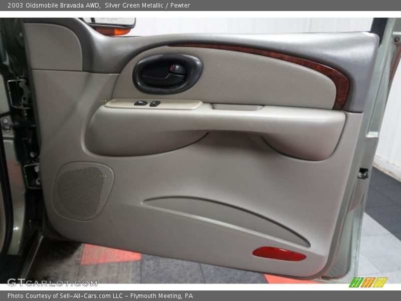 Silver Green Metallic / Pewter 2003 Oldsmobile Bravada AWD