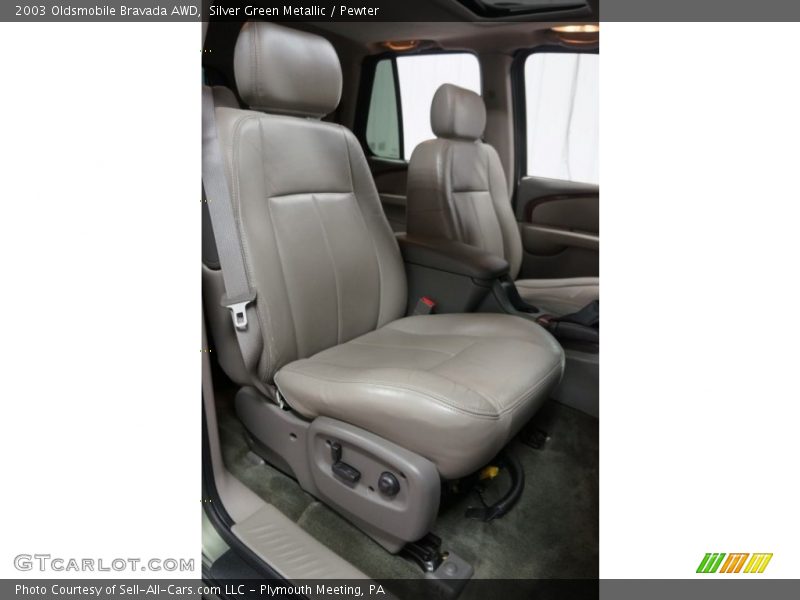 Silver Green Metallic / Pewter 2003 Oldsmobile Bravada AWD