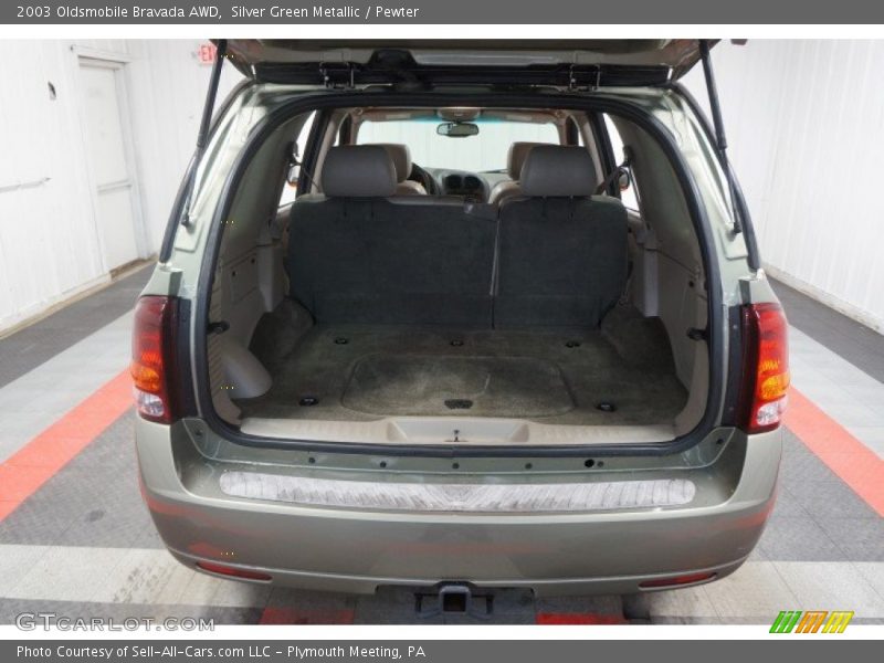 Silver Green Metallic / Pewter 2003 Oldsmobile Bravada AWD