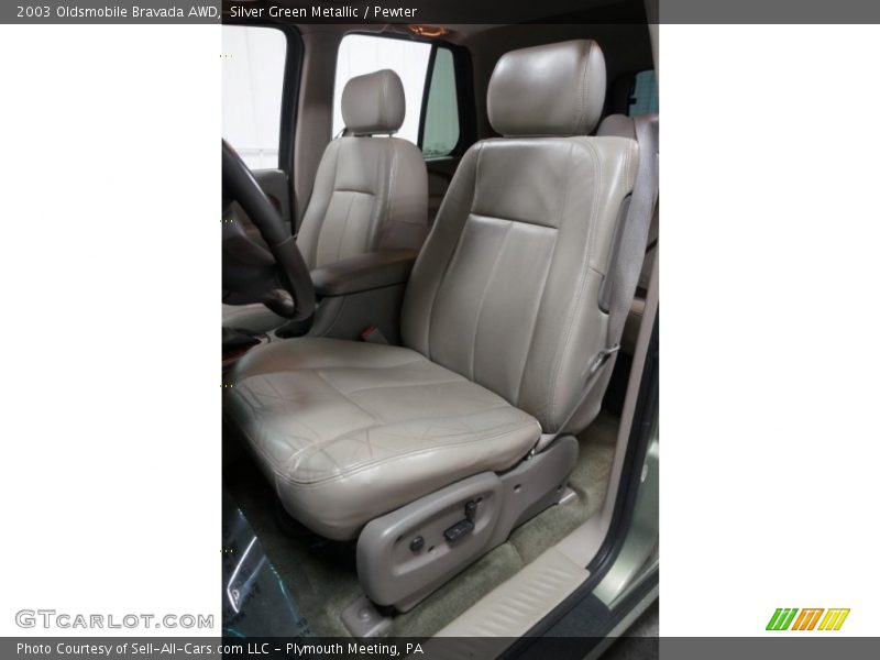 Silver Green Metallic / Pewter 2003 Oldsmobile Bravada AWD
