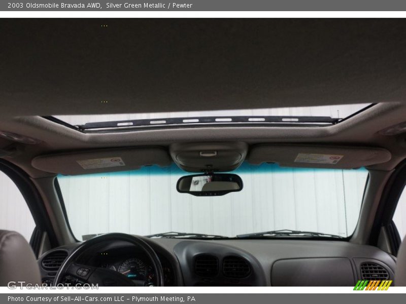 Silver Green Metallic / Pewter 2003 Oldsmobile Bravada AWD