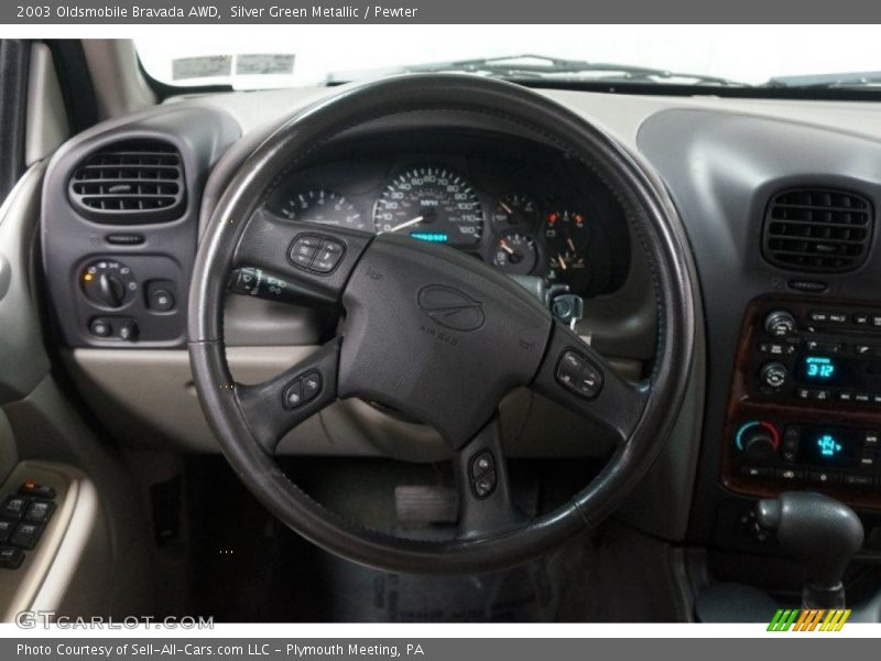 Silver Green Metallic / Pewter 2003 Oldsmobile Bravada AWD