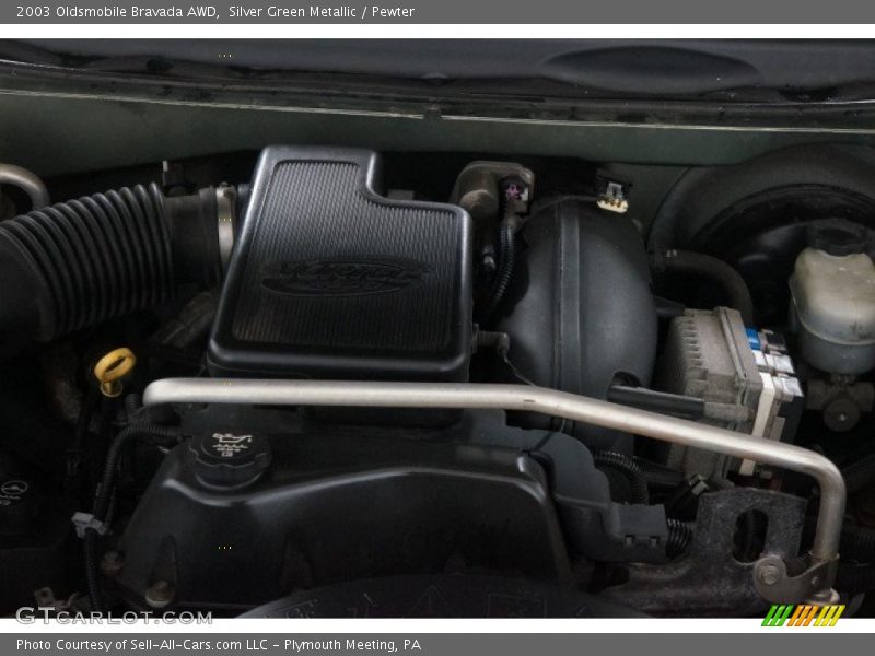 Silver Green Metallic / Pewter 2003 Oldsmobile Bravada AWD