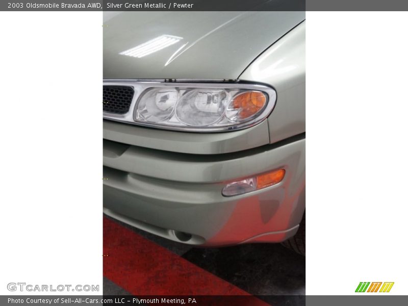 Silver Green Metallic / Pewter 2003 Oldsmobile Bravada AWD
