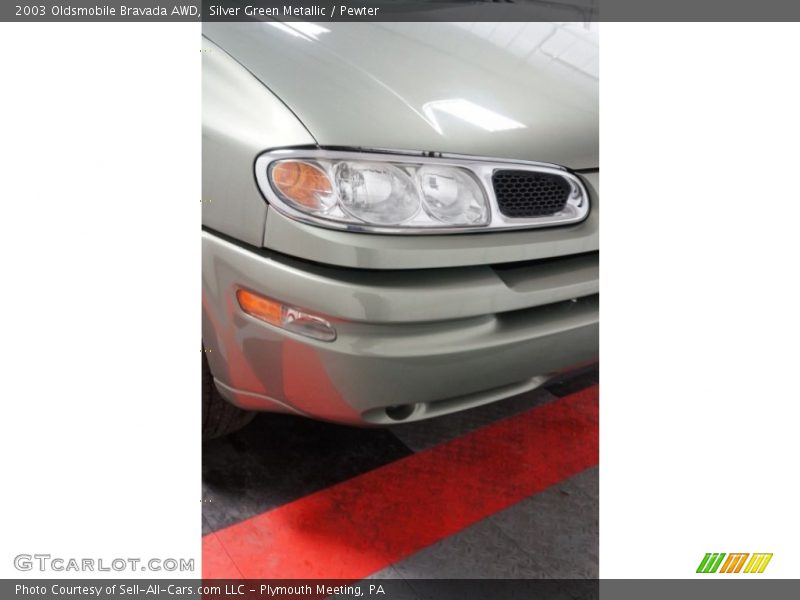 Silver Green Metallic / Pewter 2003 Oldsmobile Bravada AWD