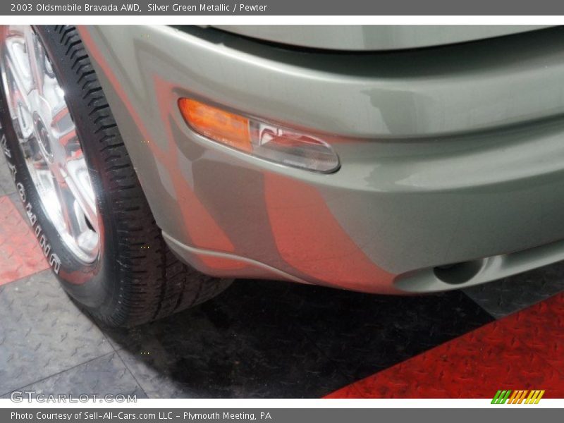 Silver Green Metallic / Pewter 2003 Oldsmobile Bravada AWD