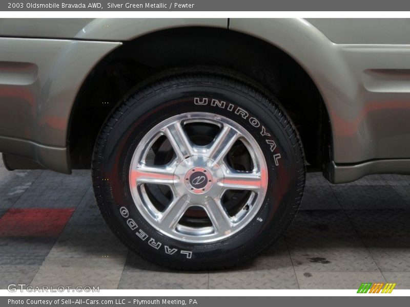 Silver Green Metallic / Pewter 2003 Oldsmobile Bravada AWD