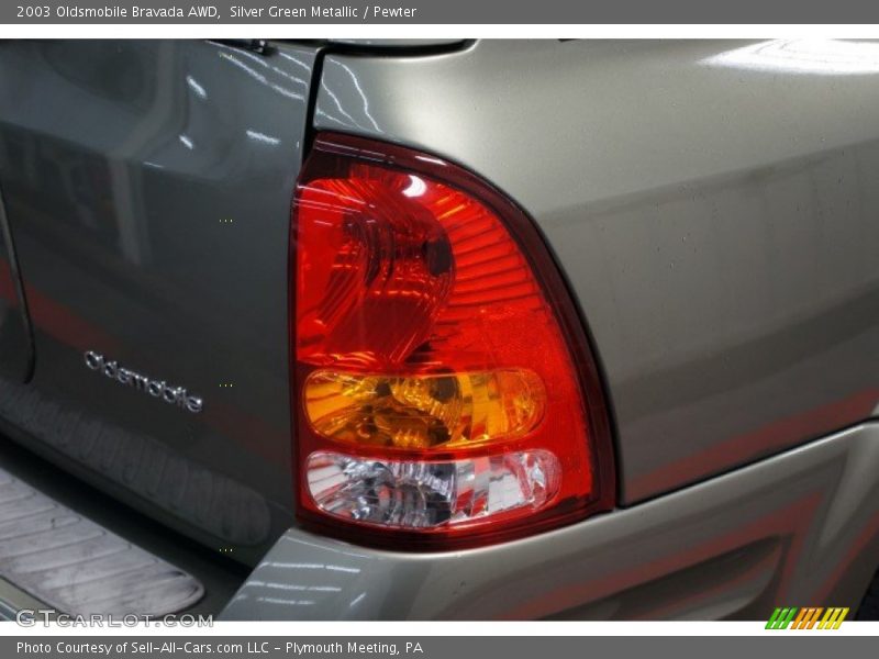 Silver Green Metallic / Pewter 2003 Oldsmobile Bravada AWD