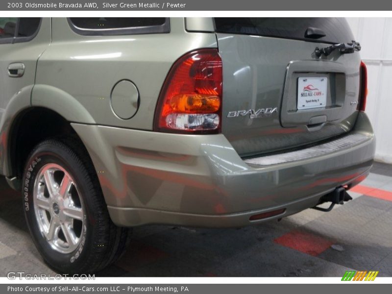 Silver Green Metallic / Pewter 2003 Oldsmobile Bravada AWD