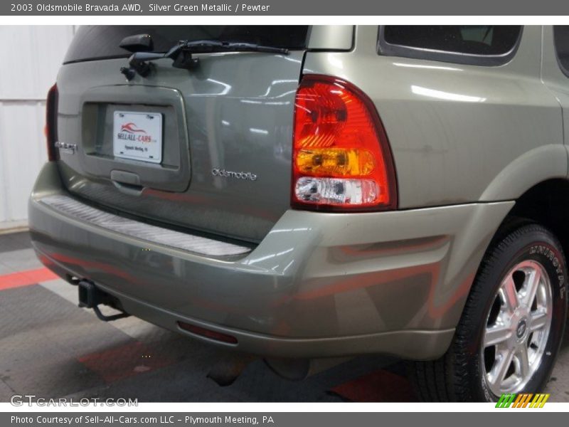 Silver Green Metallic / Pewter 2003 Oldsmobile Bravada AWD
