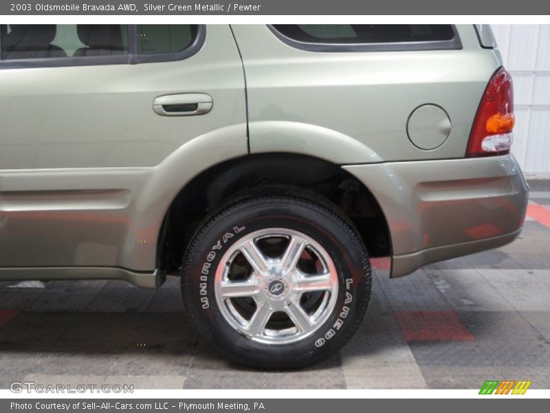 Silver Green Metallic / Pewter 2003 Oldsmobile Bravada AWD