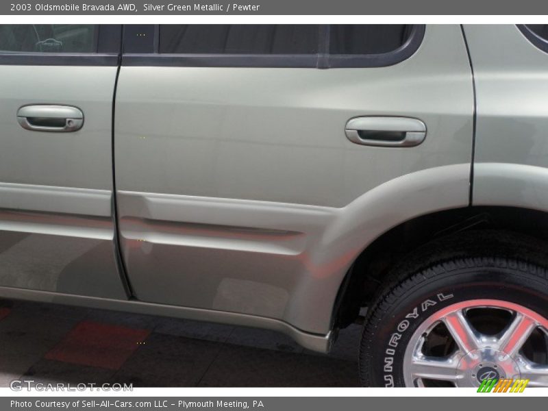 Silver Green Metallic / Pewter 2003 Oldsmobile Bravada AWD