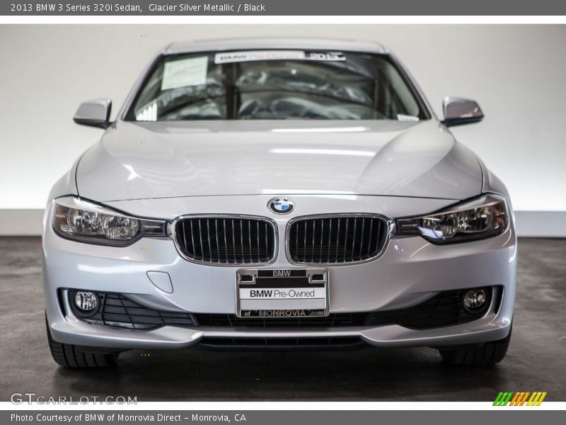 Glacier Silver Metallic / Black 2013 BMW 3 Series 320i Sedan