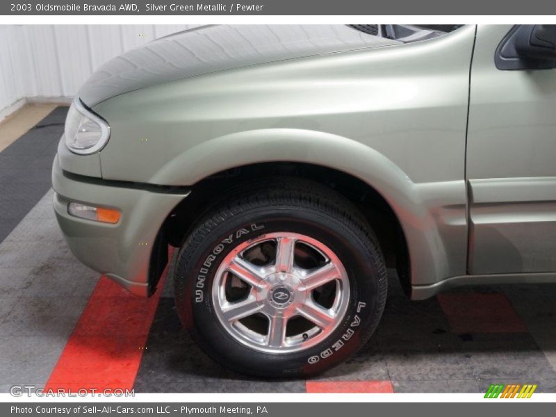 Silver Green Metallic / Pewter 2003 Oldsmobile Bravada AWD