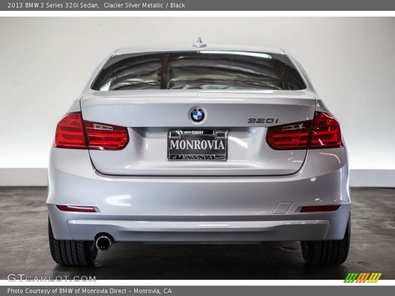 Glacier Silver Metallic / Black 2013 BMW 3 Series 320i Sedan
