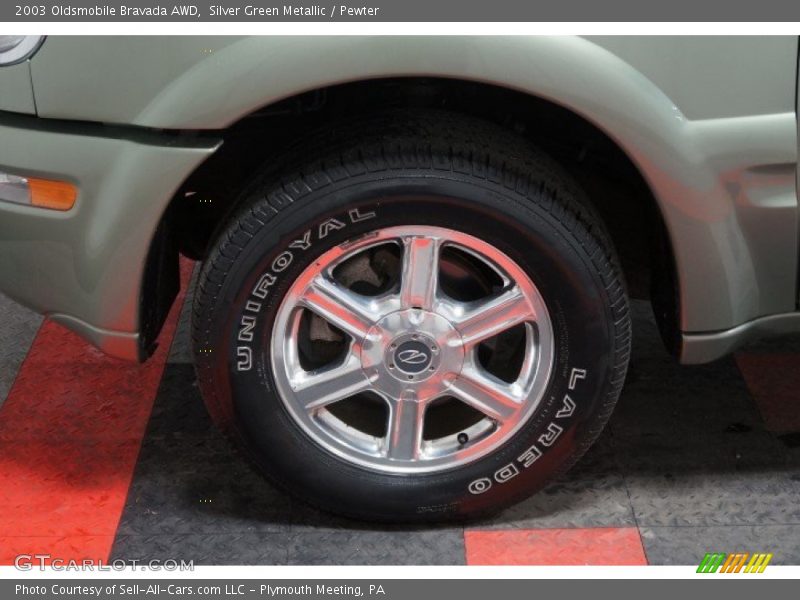Silver Green Metallic / Pewter 2003 Oldsmobile Bravada AWD