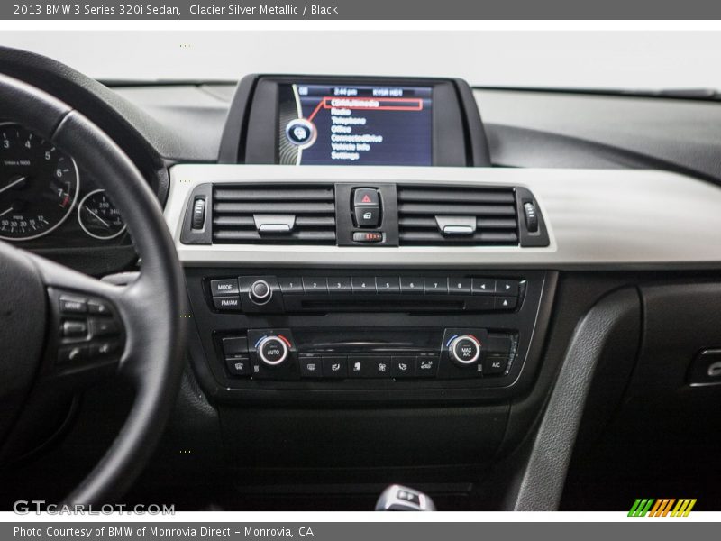 Glacier Silver Metallic / Black 2013 BMW 3 Series 320i Sedan