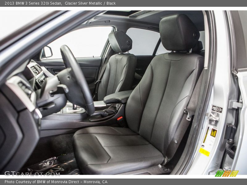 Glacier Silver Metallic / Black 2013 BMW 3 Series 320i Sedan